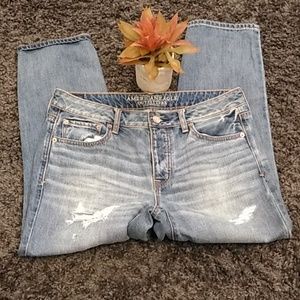 American eagle boy cropped jeans